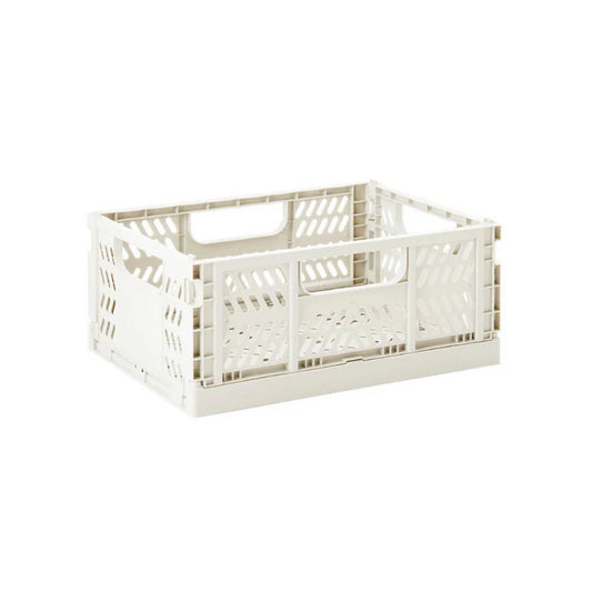 Caja Plegable Moderna - Mediana - Crema | 3 Sprouts