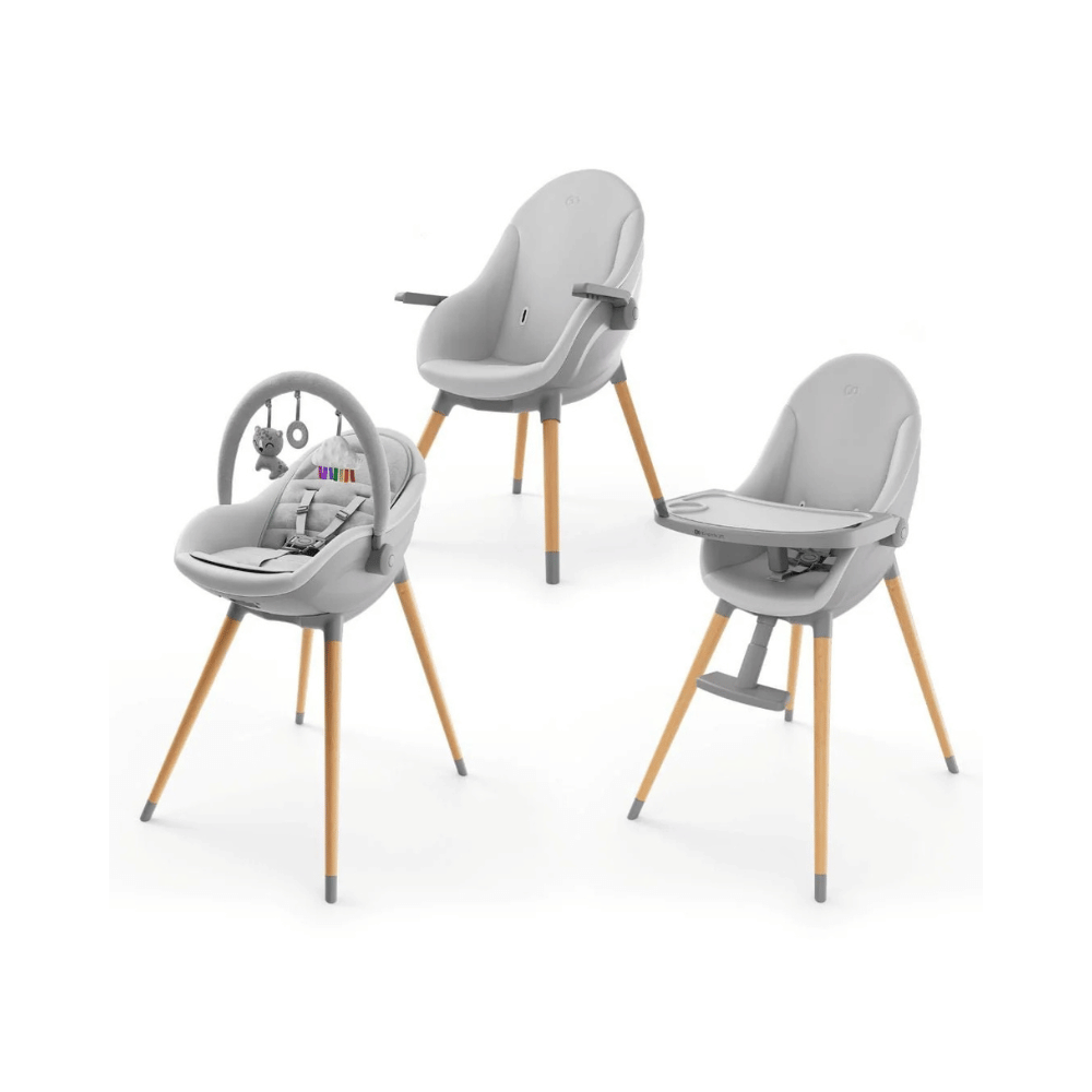 Silla de Comer Evolutiva 3 en 1 FINI UP - Grey | Kinderkraft