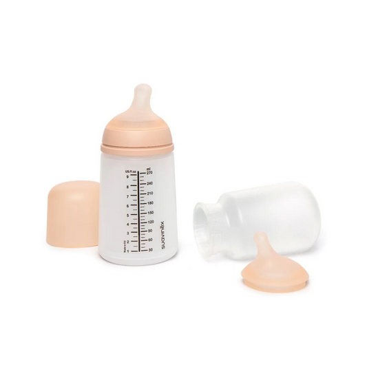 Pack Mamadera ZERØ.ZERØ™ + Tetina de Repuesto + Bolsa Anti Cólicos de Repuesto | Suavinex