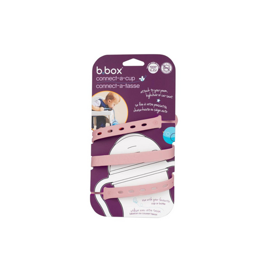 Correa Ajustable para Vasos y Mamaderas Connect a Cup - Blush | b.box