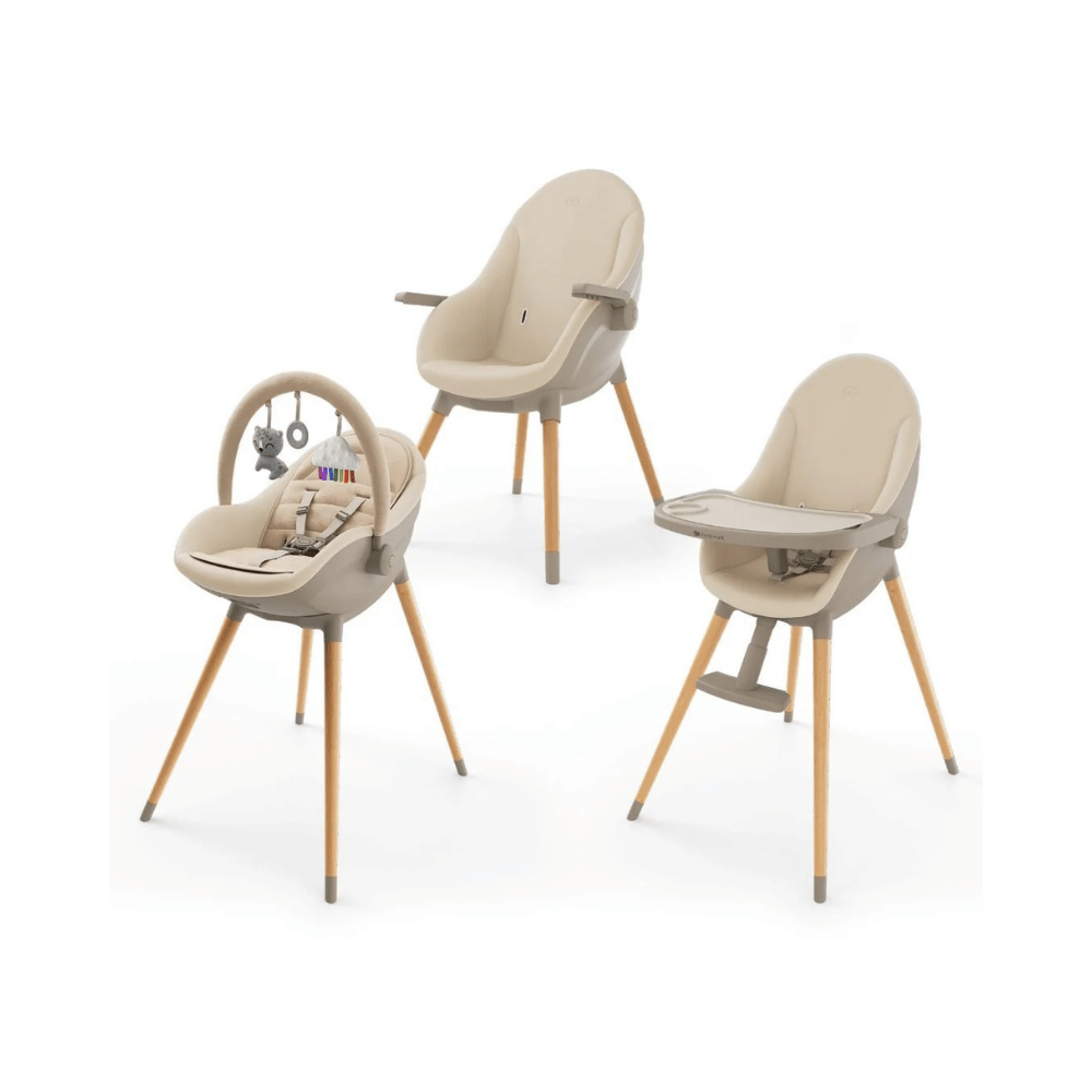 Silla de Comer Evolutiva 3 en 1 FINI UP - Grey | Kinderkraft