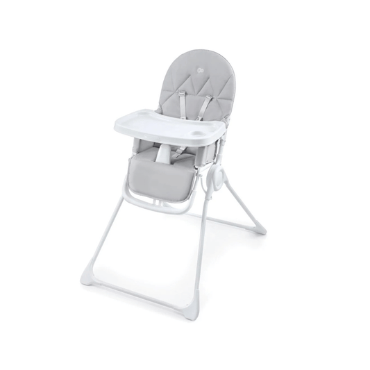 Silla de Comer Compacta Binci - Light Grey | Kinderkraft