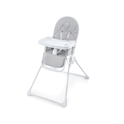 Silla de Comer Compacta Binci - Light Grey | Kinderkraft