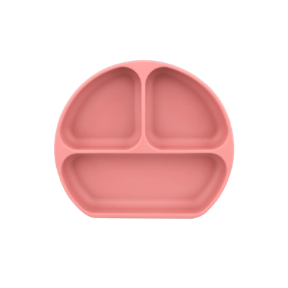 Plato de Silicona con Divisiones - Rosa Viejo | Infanti