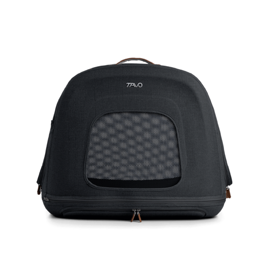 Transportador de Viaje para Mascotas Crispin™ con ISOFIX – Onyx | Tavo Pets