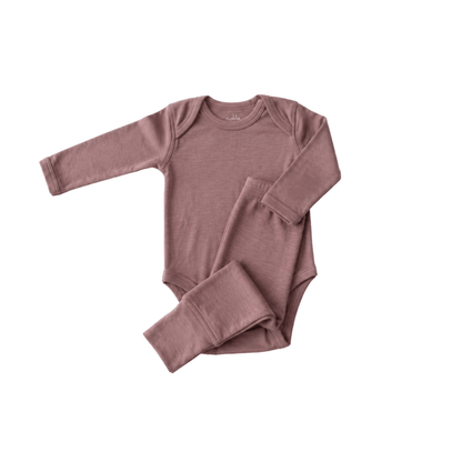 Conjunto Pilucho y Patitas Mio - Rosa Viejo | Noble Merino