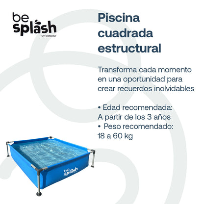 Piscina Estructural Cuadrada BeSplash | Bebesit