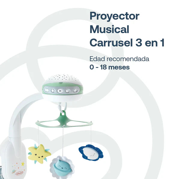 Móvil Proyector Musical 3 en 1 - Verde | Infantino