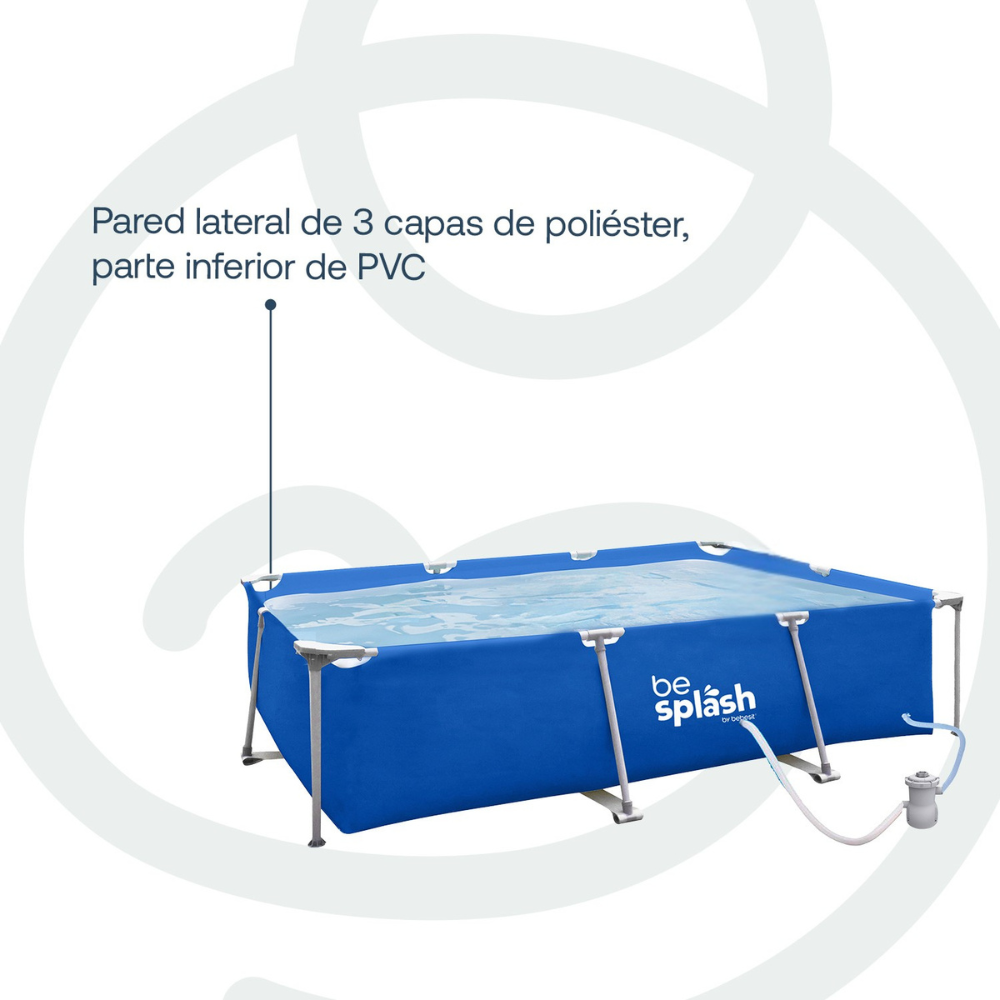Piscina Estructural Rectangular BeSplash | Bebesit