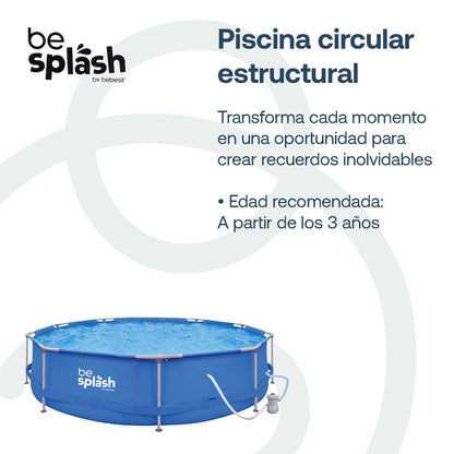 Piscina Circular Estructural Be Splash | Bebesit