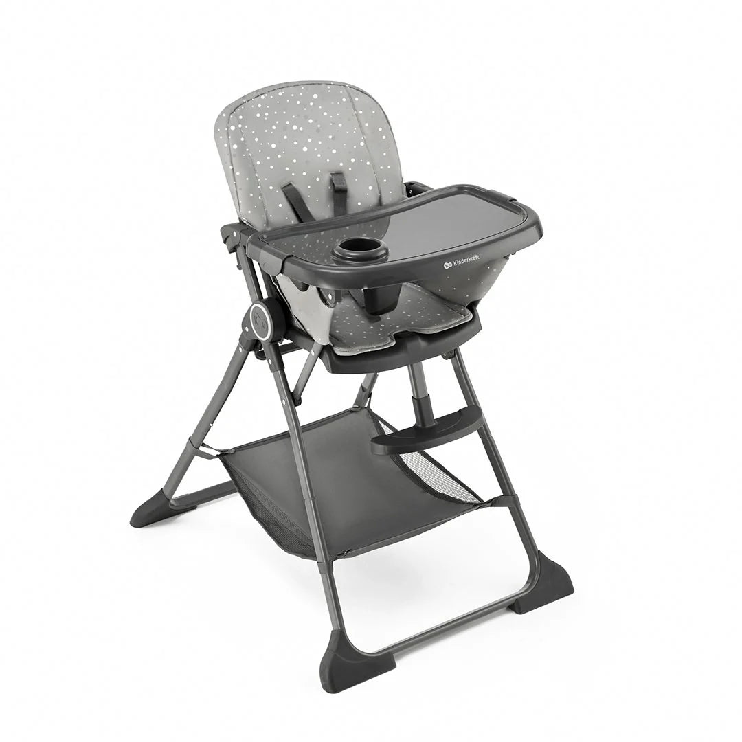 Silla de Comer Plegable Foldee - Gris | Kinderkraft