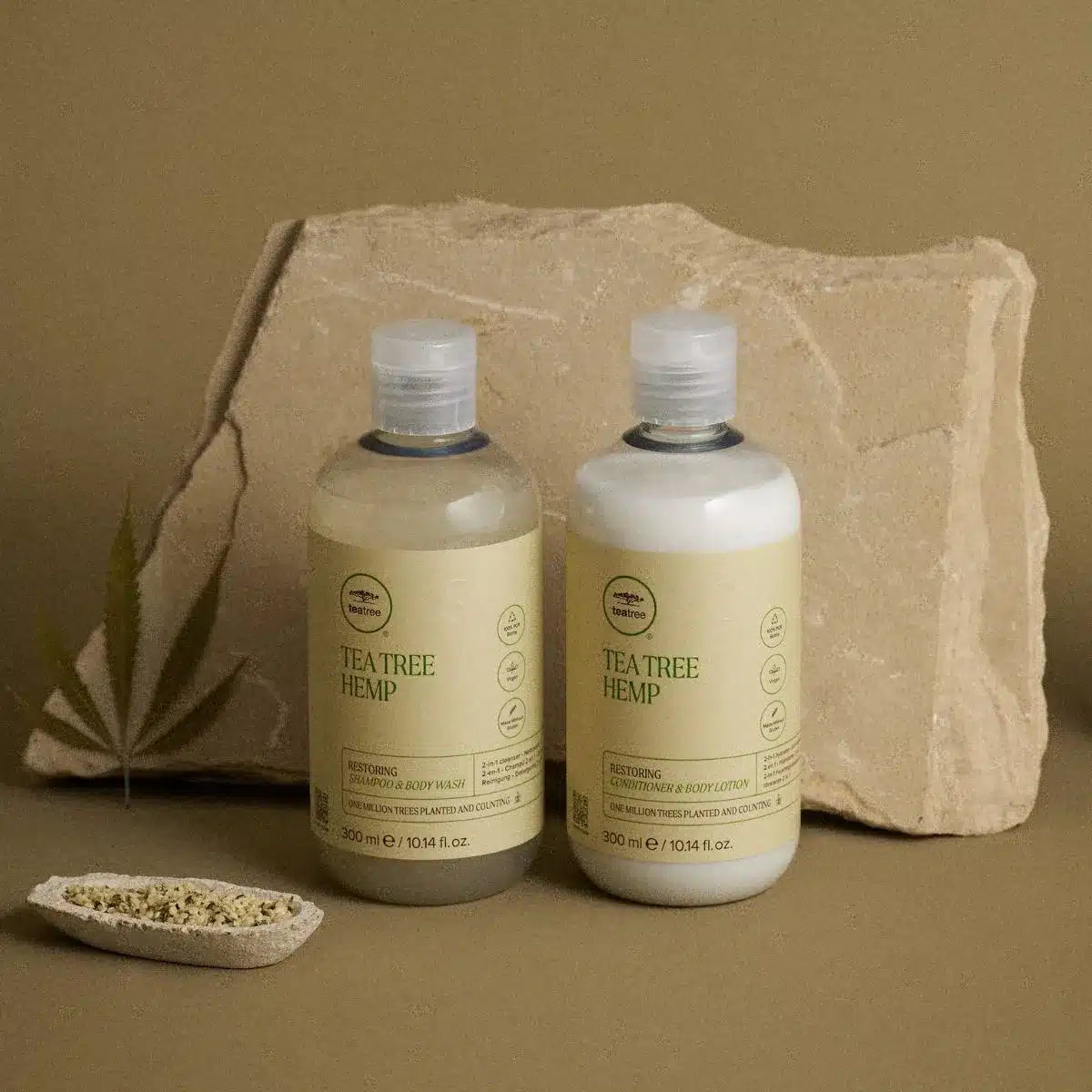 Tea Tree Hemp Restoring Shampoo and Body Wash 300ml
