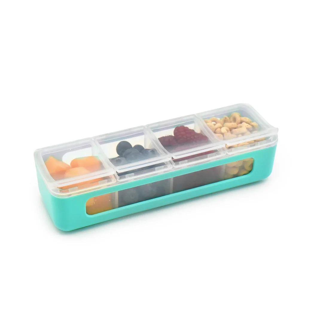 Pack de 2 Contenedores de 4 compartimientos - Azul y Menta | Melii