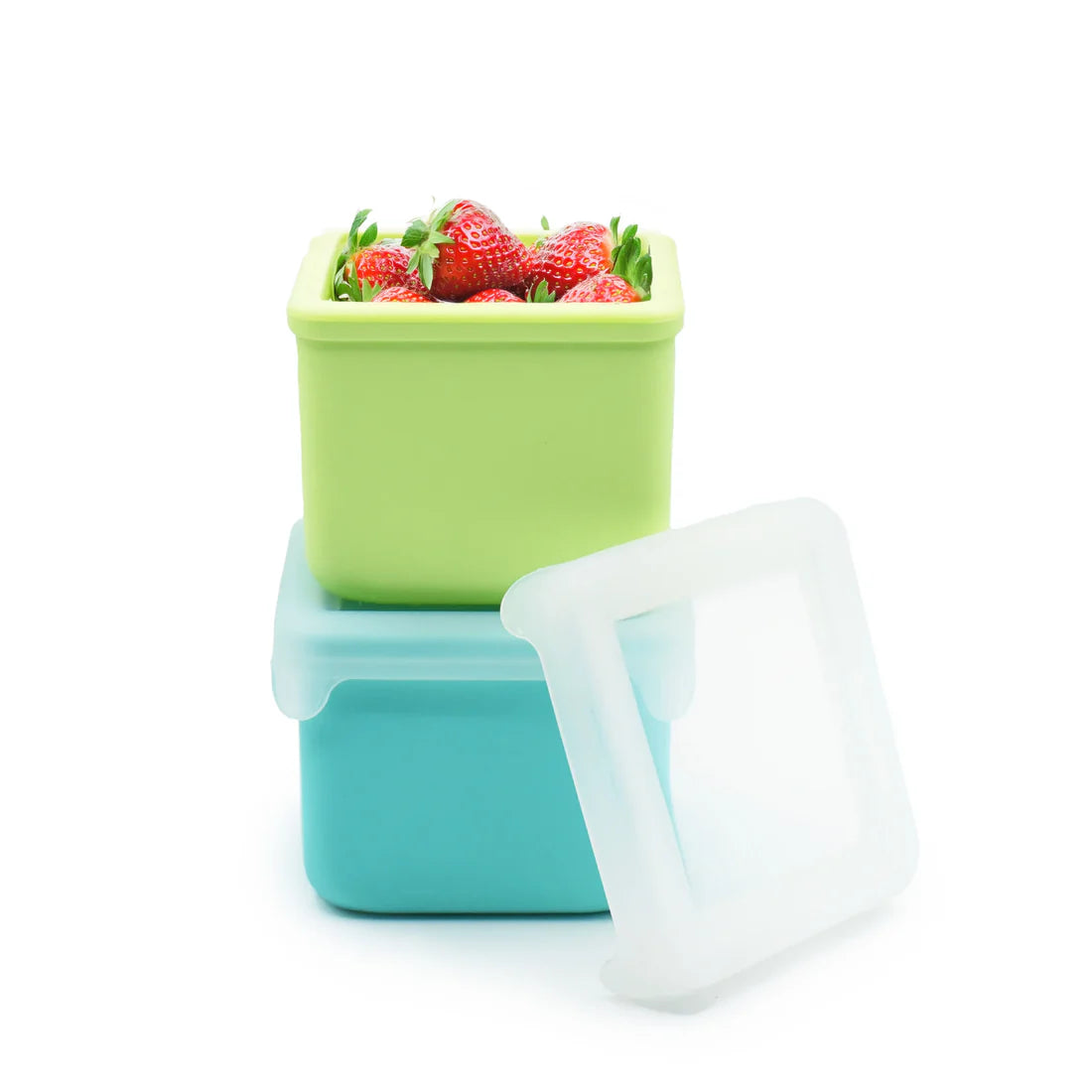 Pack de 2 Contenedores de Silicona - Azul y Menta | Melii