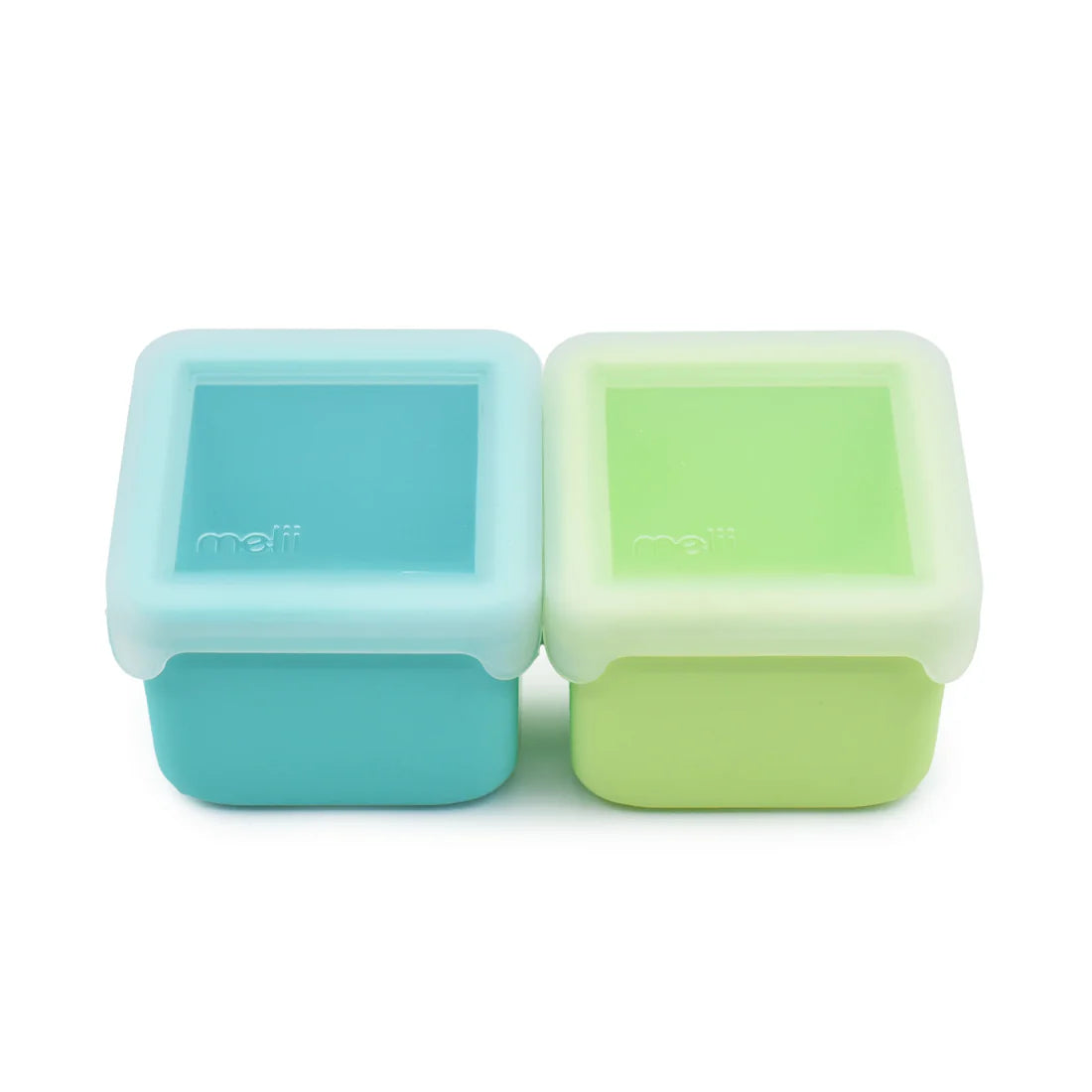 Pack de 2 Contenedores de Silicona - Azul y Menta | Melii