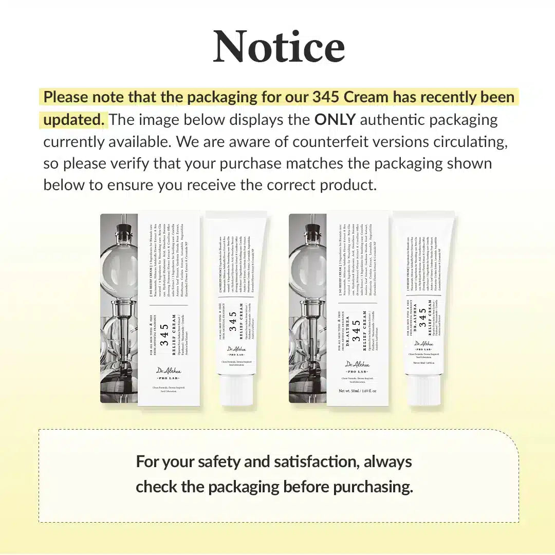 Dr Althea 345 Relief Cream 50ml