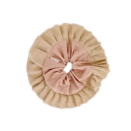Collet Scrunchie - Lino Rosa Viejo | An y Lu