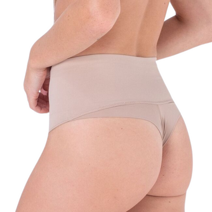 Colaless Post Parto Cintura Alta con Refuerzo en el Abdomen sin Costura - Palo Rosa | 2Rios