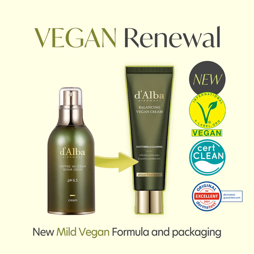 d'Alba Mild Skin Balancing Vegan Κρέμα 55ml