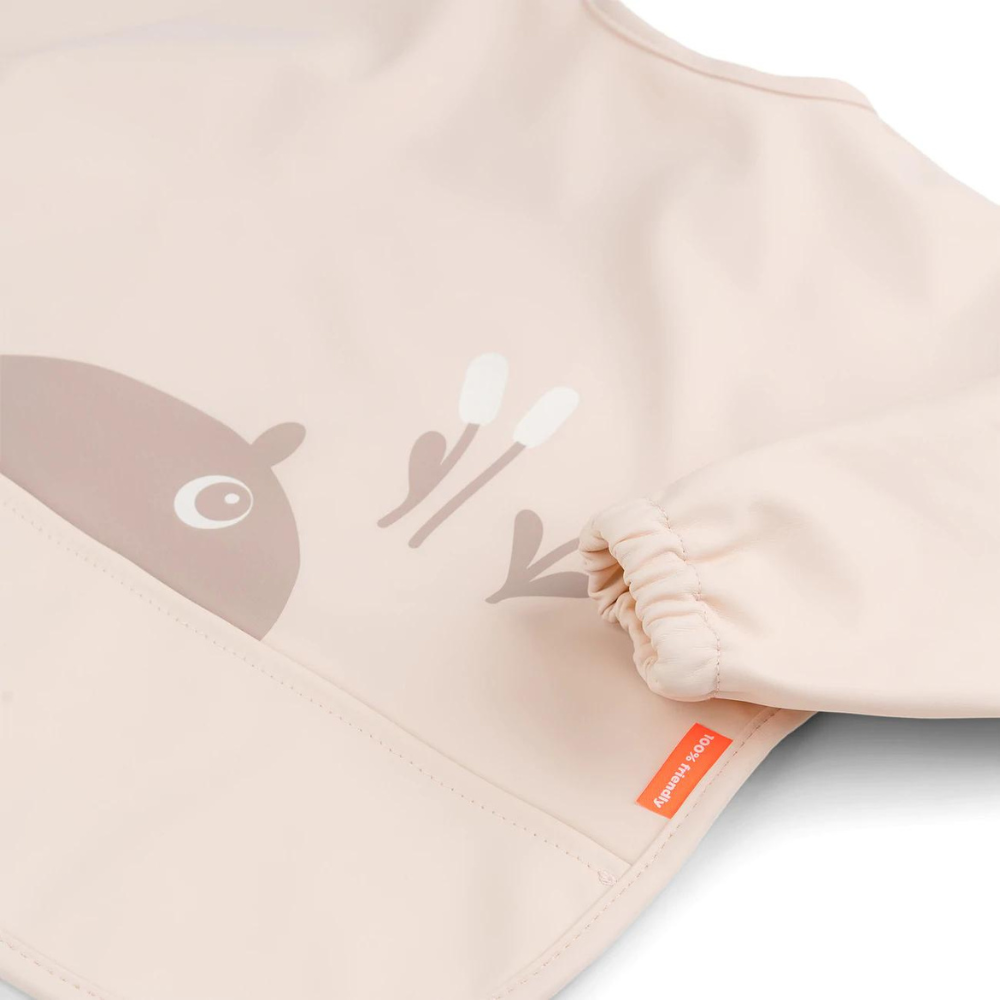 Babero Grande con Mangas y Bolsillo - Ozzo - Rosa | Done by deer