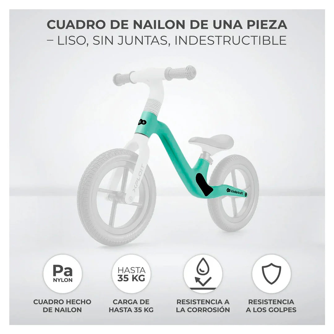 Bicicleta de Equilíbro Xploit - Turquoise | Kinderkraft