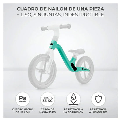 Bicicleta de Equilíbro Xploit - Turquoise | Kinderkraft