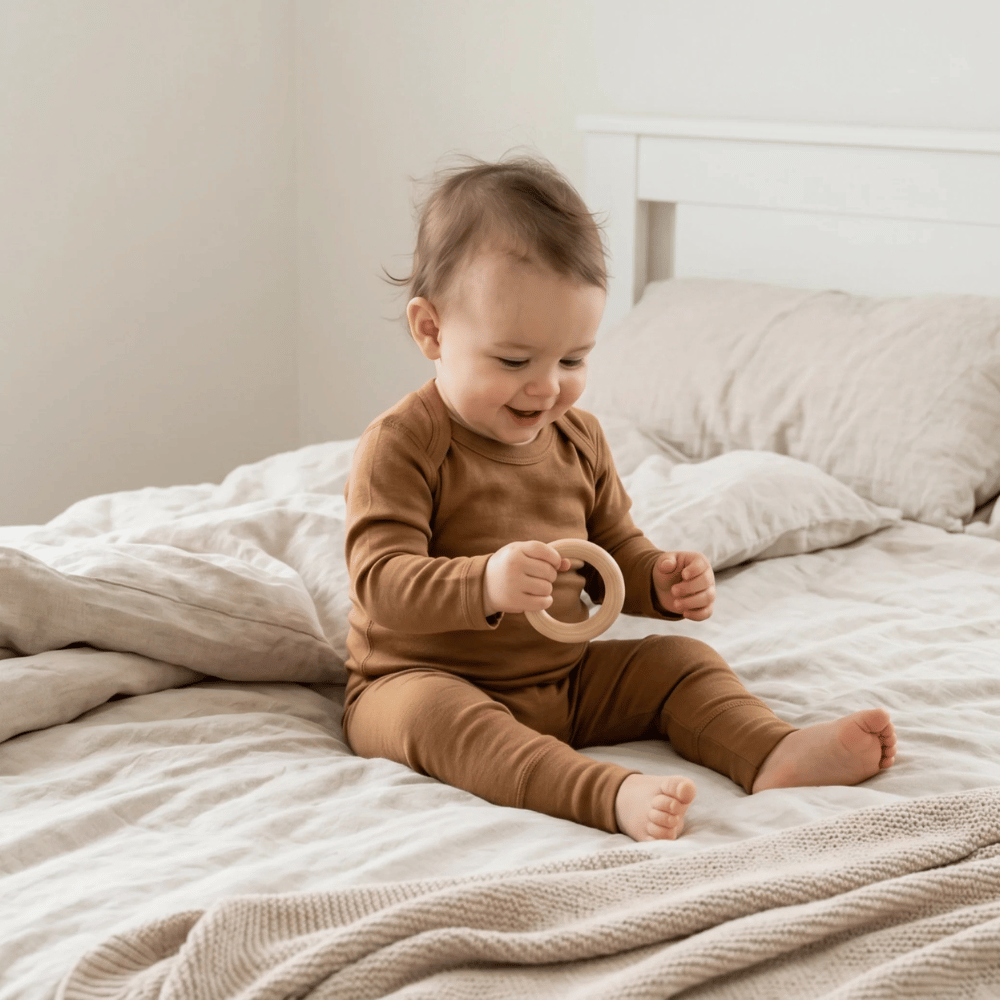 Conjunto Pilucho y Patitas Mio - Cobre | Noble Merino