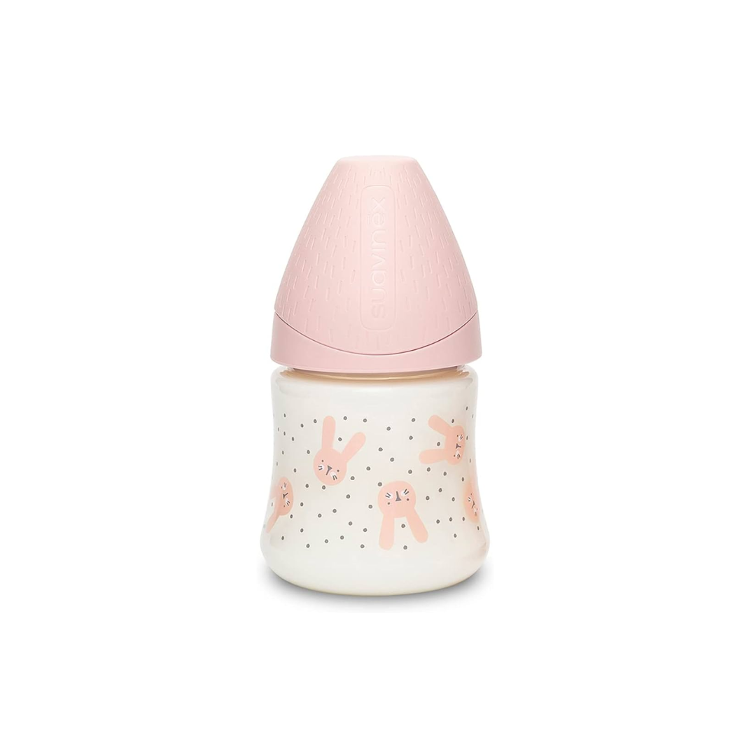 150ml Baby Bottle - Pink Rabbit