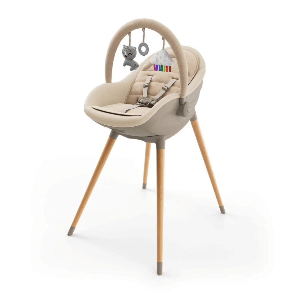Silla de Comer Evolutiva 3 en 1 FINI UP - Grey | Kinderkraft