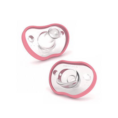 Pack de 2 Chupetes Flexy - Rosado | Nanobebé