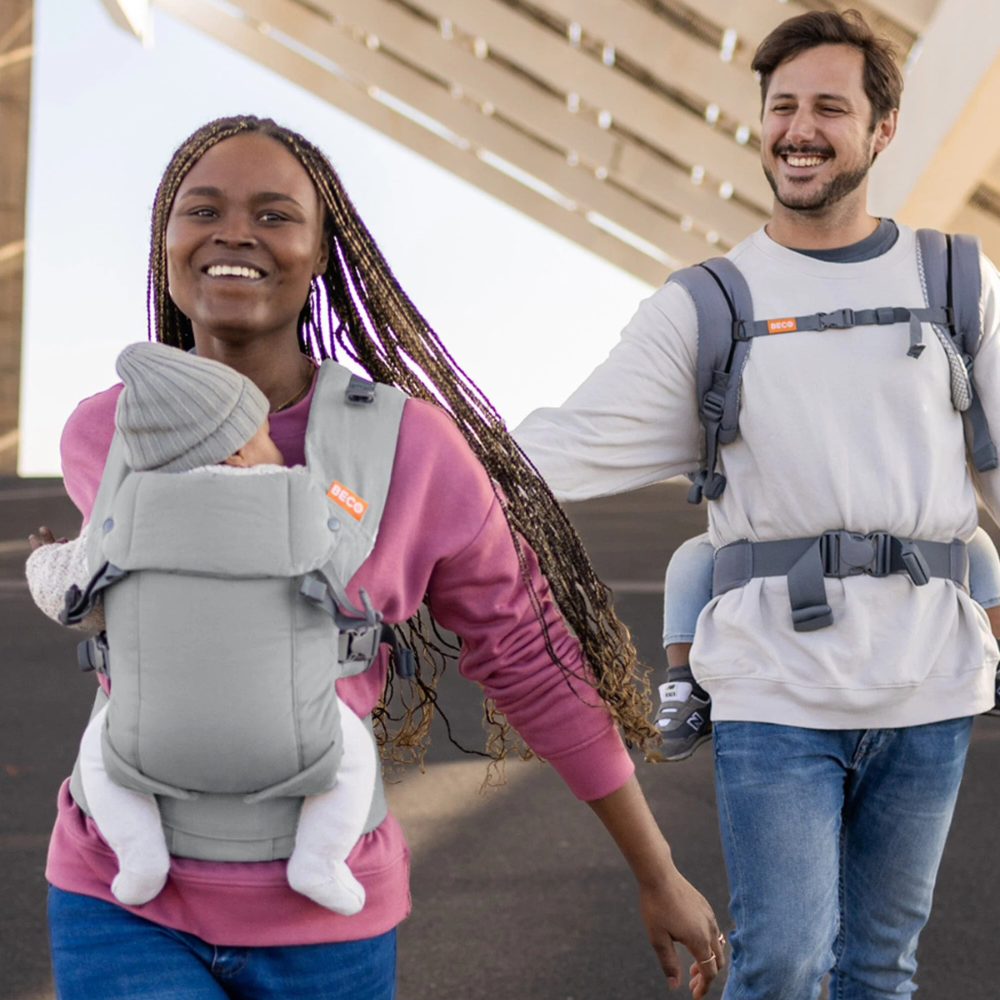 Portabebé Ergonómico - Beco Gemini - Grey | Boba
