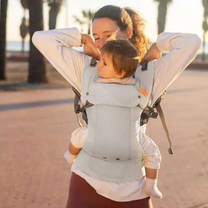 Portabebé Ergonómico - Beco Gemini - Ecru | Boba