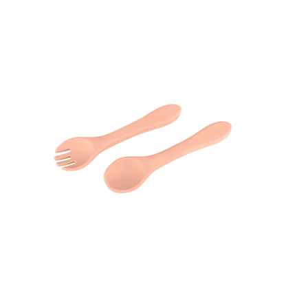 Set Cuchara y Tenedor - Terracota | Infanti