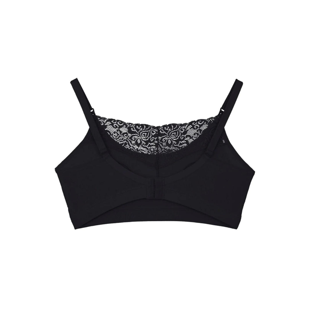 Semi Lace Nursing and Pregnancy Bra - Black
