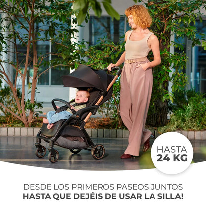 Coche de Paseo Apino - Raven Black | Kinderkraft