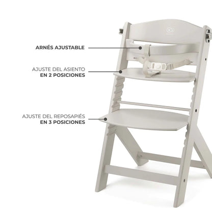 Silla de Comer Evolutiva Enock - Beige | Kinderkraft