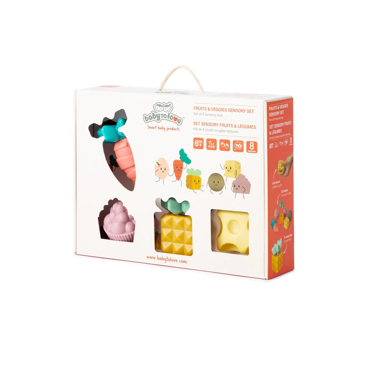 Set de Frutas y Verduras Sensoriales | Baby to Love