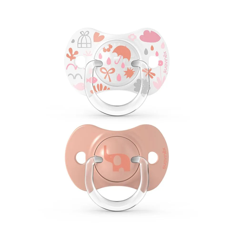 Pack de 2 Chupetes Fisiológicos Memories - Rosado | Suavinex