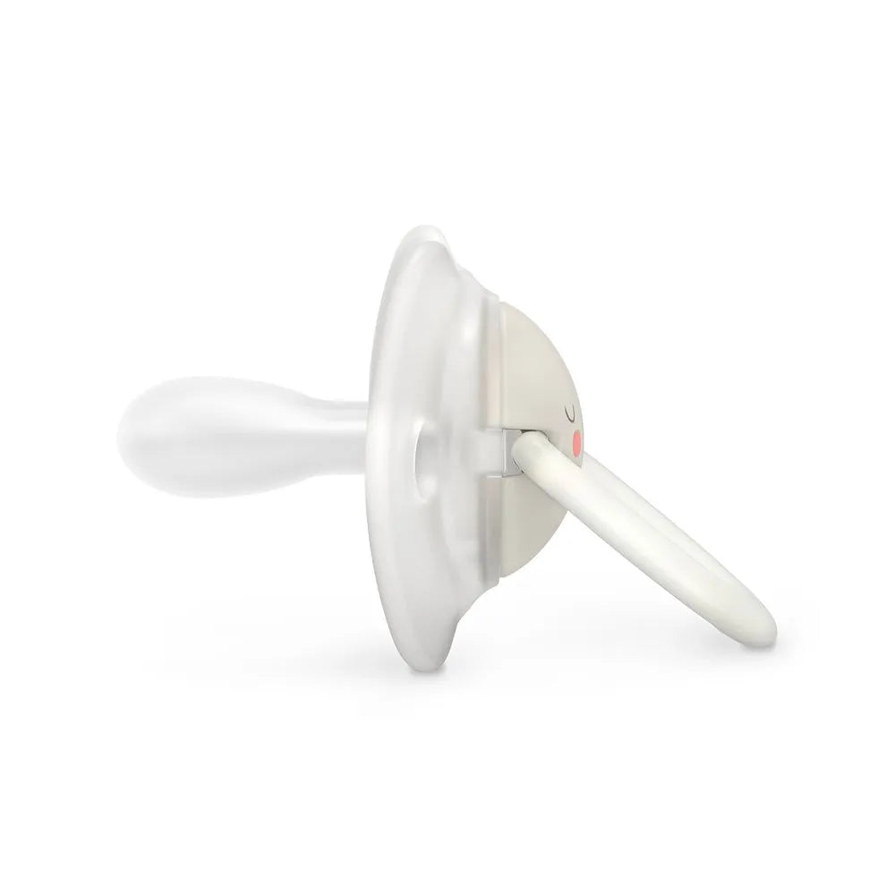 Pack of 2 Elephant Night Physiological Pacifiers - Beige