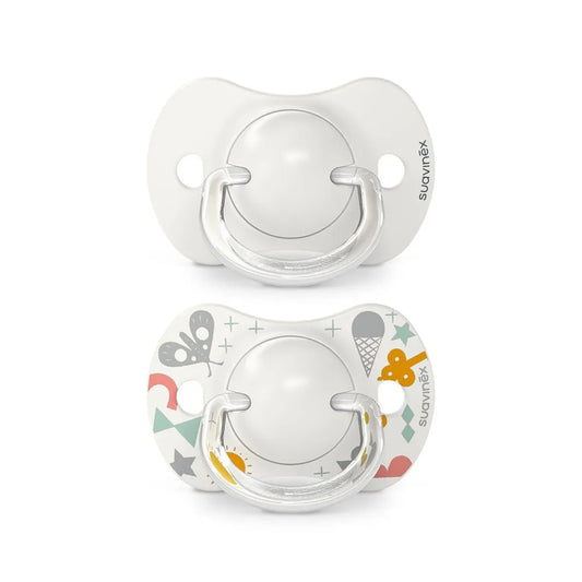 Pack de 2 Chupetes Fisiológicos Walk in The Park - Gris | Suavinex