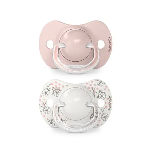 Pack de 2 Chupetes Fisiológicos Walk in The Park - Rosado | Suavinex