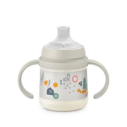 Vaso con Asas y Boquilla de Silicona - 150 ml - Gris | Suavinex