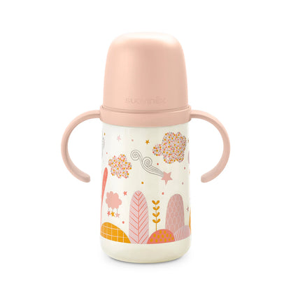 Vaso con Asas y Boquilla de Silicona - 270 ml - Rosado | Suavinex
