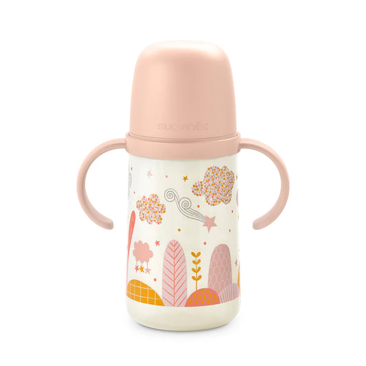 Vaso con Asas y Boquilla de Silicona - 270 ml - Rosado | Suavinex