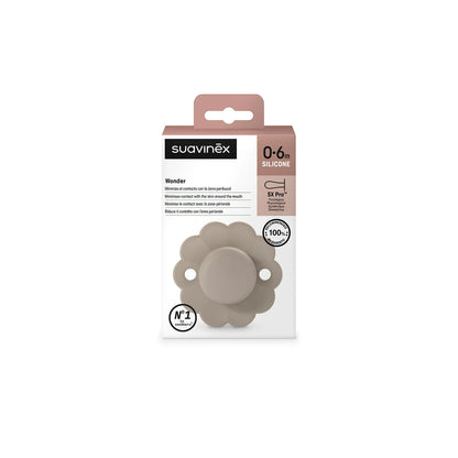 Chupete Wonder - Tetina Fisiológica Sx Pro - Gray Clouds | Suavinex