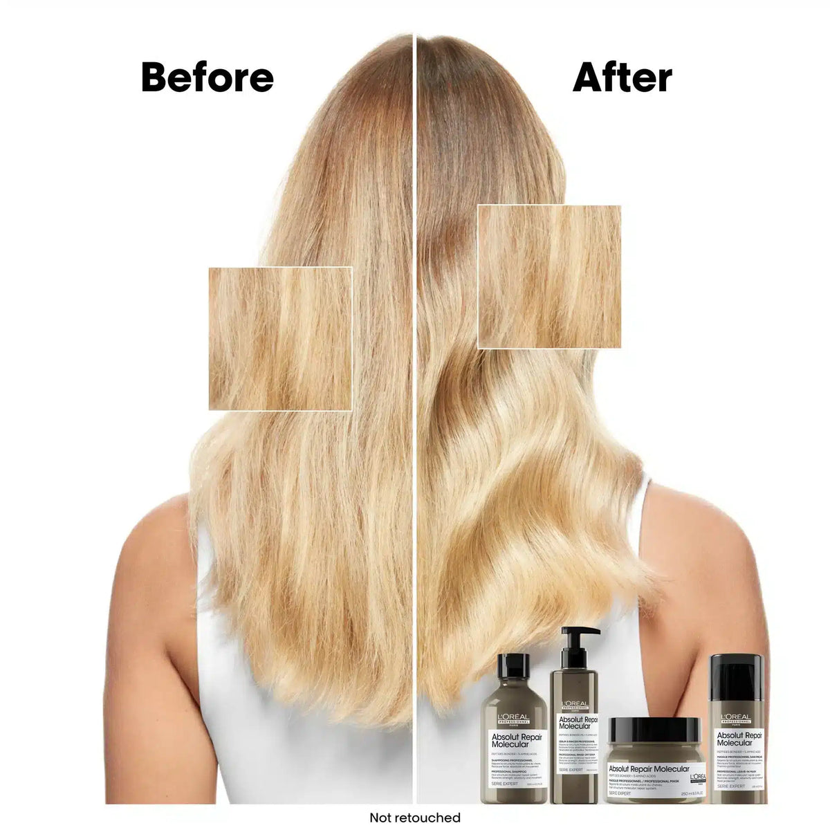 L'Oréal Professionnel Absolut Repair Molecular Rinse-Off Hair Mask 250ml