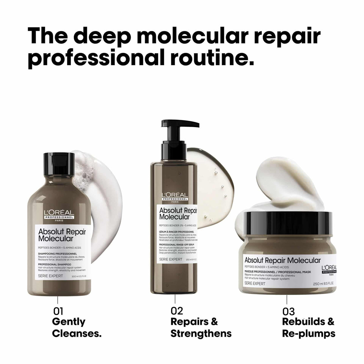 L'Oréal Professionnel Absolut Repair Molecular Rinse-Off Hair Mask 250ml
