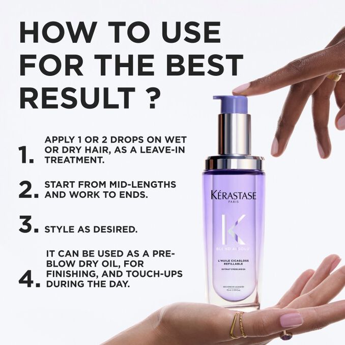 KERASTASE Blond Absolu CicaGloss Refillable Hair Oil 75ml
