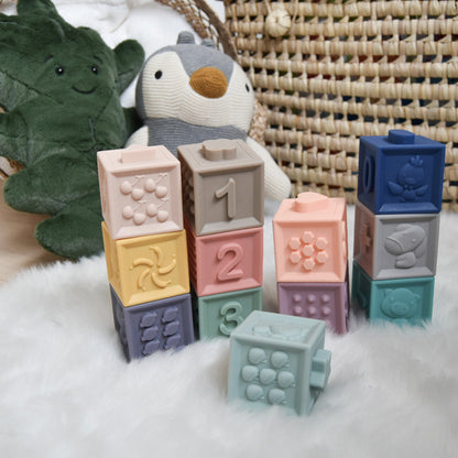 12 Cubos Suaves Educativos | Baby to Love