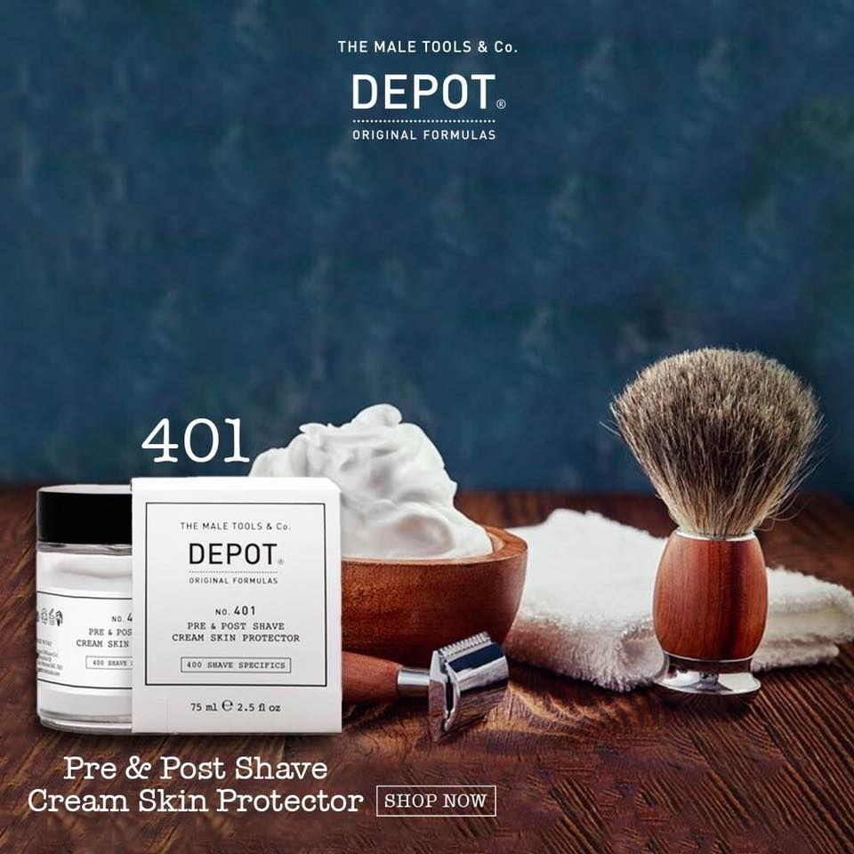 Depot No. 401 Pre & Post Shave Cream Skin Protector 75ml
